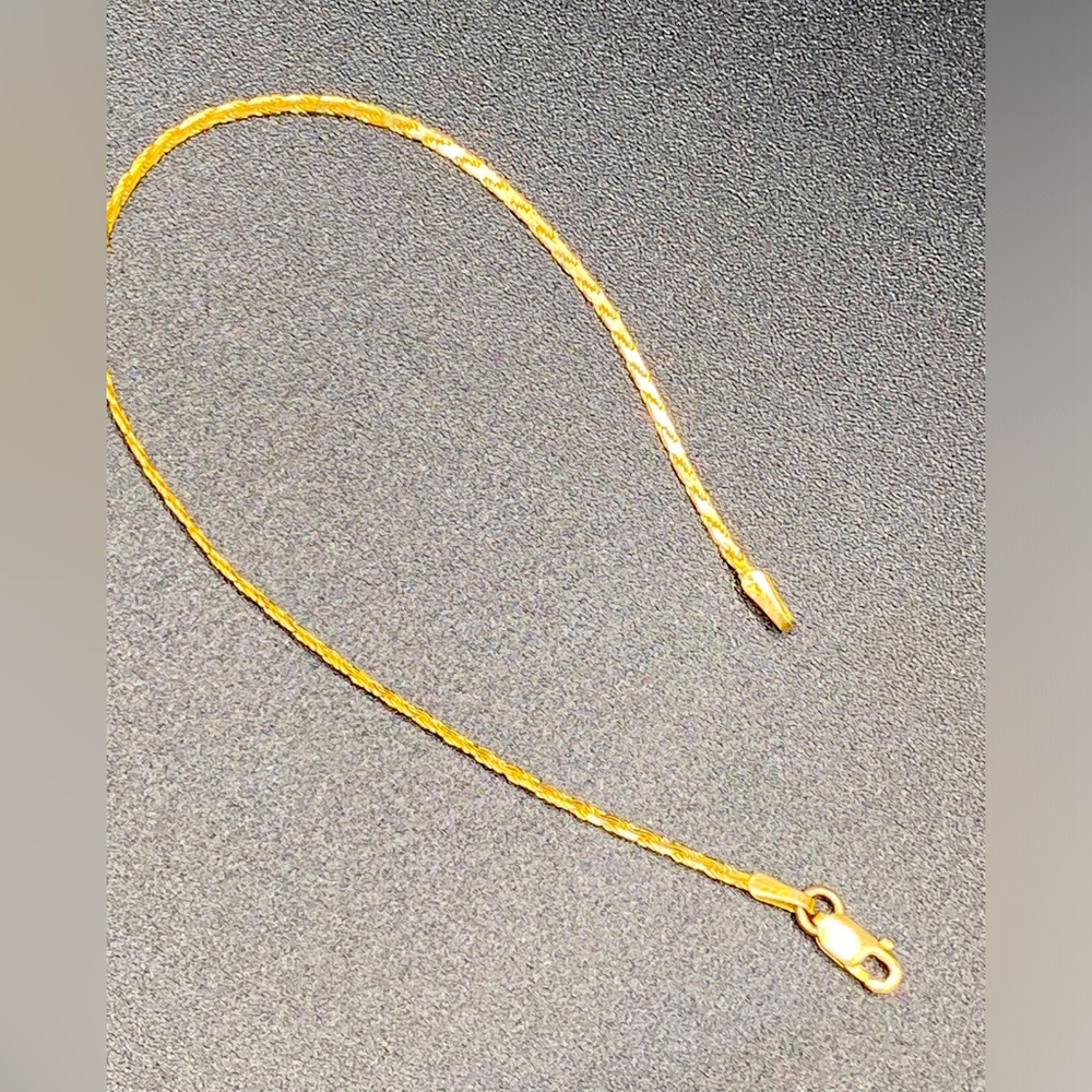 14k Italian rope bracelet unisex